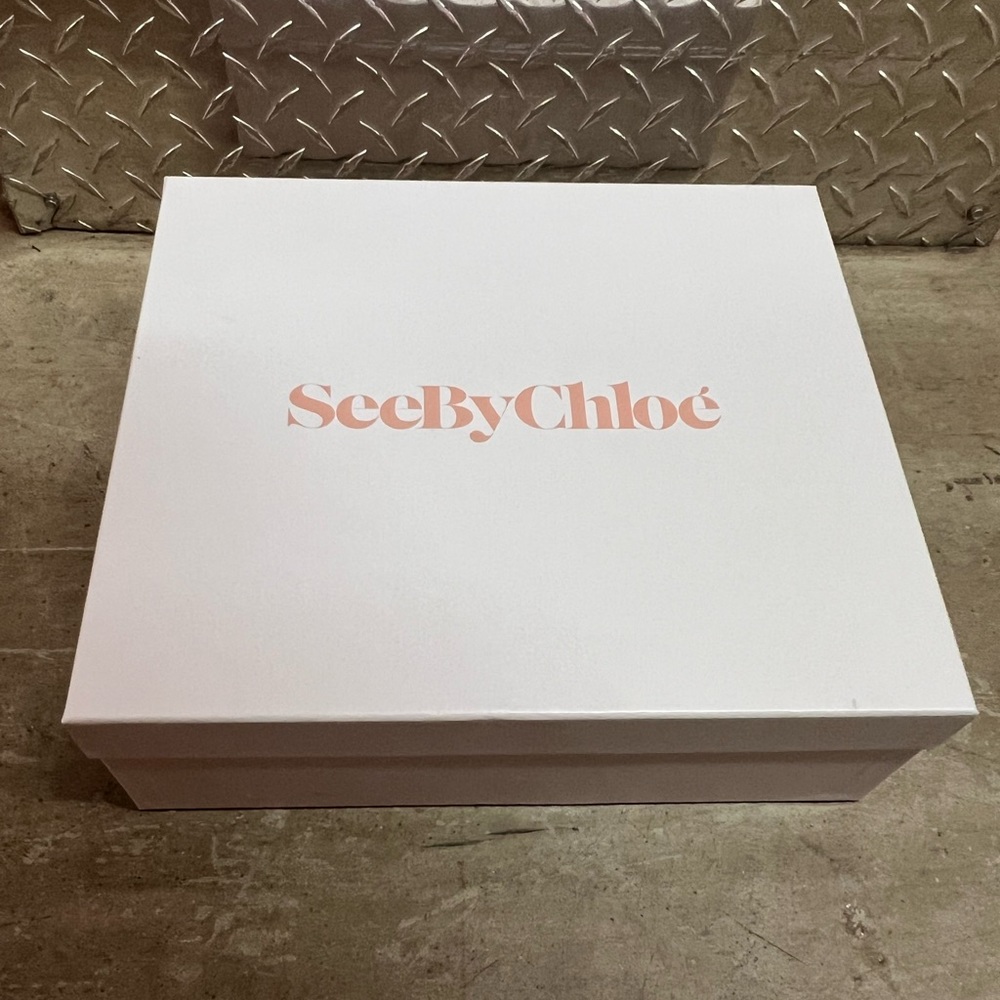 Authentic See By Chloe 12.75x11.25x4.25” Empty Box ,tissue Paper